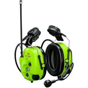 3M Peltor WS LiteCom III Hörselskydd med hjälmfäste, Bluetooth, Hi-Viz