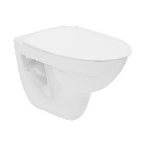 Ifö Spira Rimfree 627508809 WC-skål vägghängd, med mjuksits