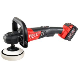 Milwaukee M18 FAP180-502X Polermaskin med batterier och laddare