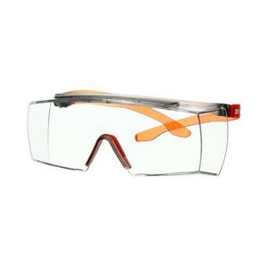 3M Secure fit 3700 Skyddsglasögon Orange skalm, klar lins