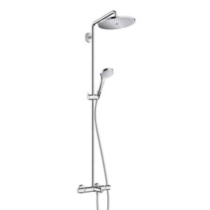 Takduschset Hansgrohe Croma Select S 280 Air 1jet Showerpipe med Badkarsblandare