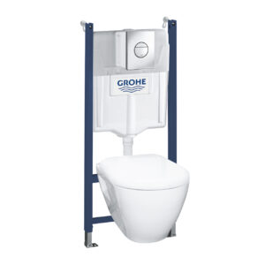 Vägghängd Toalettstol Grohe Solido Compact Set 38973 4in1 Komplett