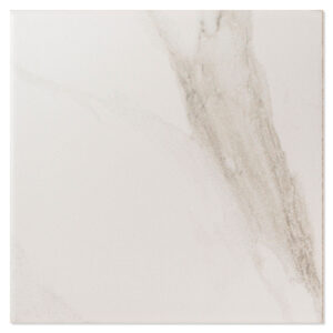 Dekor Marmor Klinker Viktoriano Vit Matt 8x8 cm