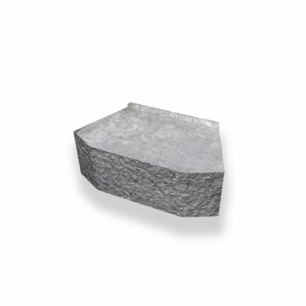 MURSTEN MEGASTONE 300X200X100 GRÅ RUND | Beijerbygg Byggmaterial