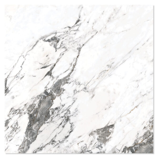 Marmor Klinker Arabescato Vit Polerad 90x90 cm