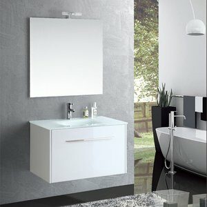 Badrumsmöbler MF-1303 - Tvättställ med spegel