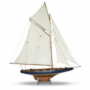 Modellbåt Columbia segelbåt - Mahogny