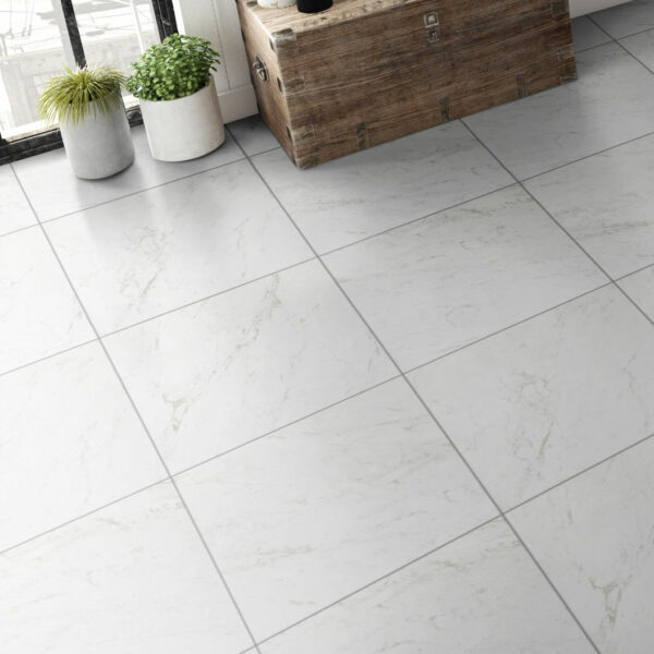 Klinker Coem Ceramiche Marmor B. Carrara Semipolerad Vit 60x60 cm