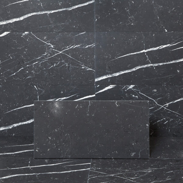 Marmor Arredo Nero Marquina Svart Matt 30x60 cm