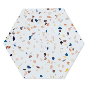 Hexagon Klinker Frammenti Flerfärgad Matt 26x29 cm