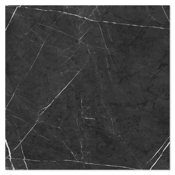 Marmor Klinker Caronte Svart Blank 60x60 cm