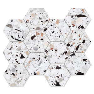 Hexagon Klinker Eclectic Vit Matt 30x34 cm