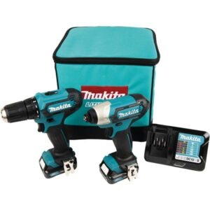 Makita CLX224A Verktygspaket borrskruvdragare + slagskruvdragare