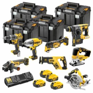 Dewalt DCK865P4T-QW Verktygspaket med batteri och laddare