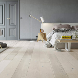 Parkettgolv Nordic Floor Ek Field White Mattlack