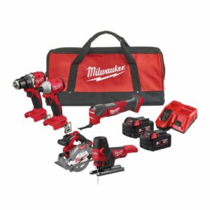 Milwaukee M18 BLCPP5A-502B Verktygspaket med batteri och laddare