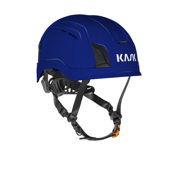 KASK Zenith X Air Long Skyddshjälm lång hakrem +10 cm, oventilerad Blå