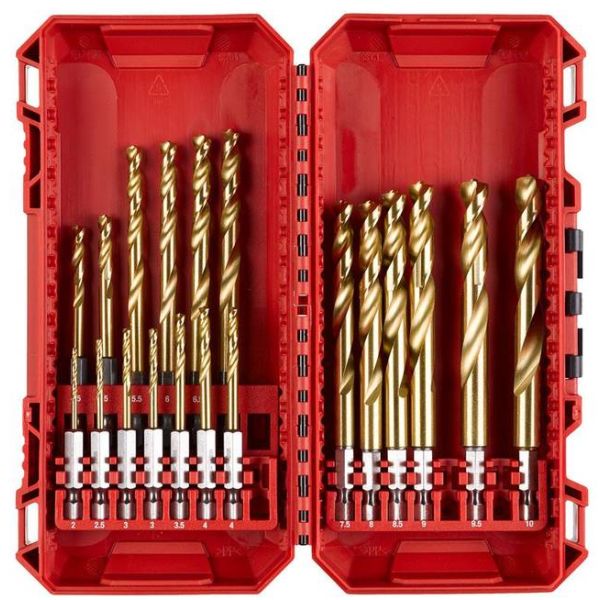 Milwaukee HSSG-TIN POF 19P Metallborrsats 19 delar