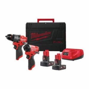 Milwaukee M12 FPP2A2-402X Verktygspaket