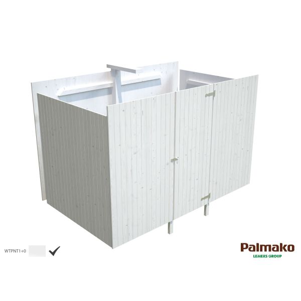 Palmako 108989 Förråd inv. 10,9 m², till Karl 108960, grundmålad