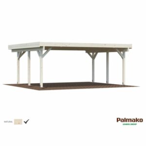 Palmako Karl Carport 30,7 m²/inv. 20,6 m², obehandlad