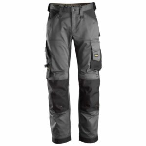 Snickers Workwear 6351 AllroundWork Arbetsbyxa stålgrå/svart Stålgrå/Svart
