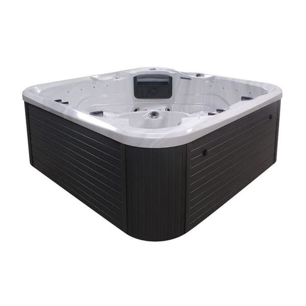 Swebad Briljant Spabad 2,16 x 2,16 x 0,92 m, 1300L Sterling Silver