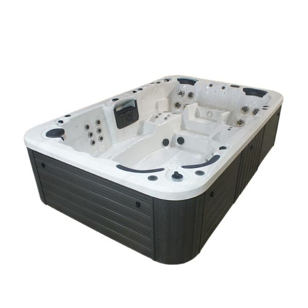 Swebad Palladium Spabad 3,52 x 2,29 x 0,92 m, 2500L Sterling Silver