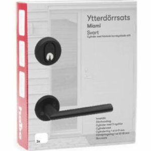 YTTERDÖRRSATS MIAMI SVART | Beijerbygg Byggmaterial